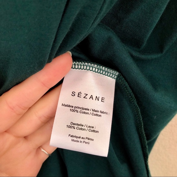 {Sezane} Lucille Backless Lace Midi Dress - Picture 10 of 10